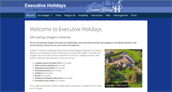 Desktop Screenshot of executiveholidays.co.uk